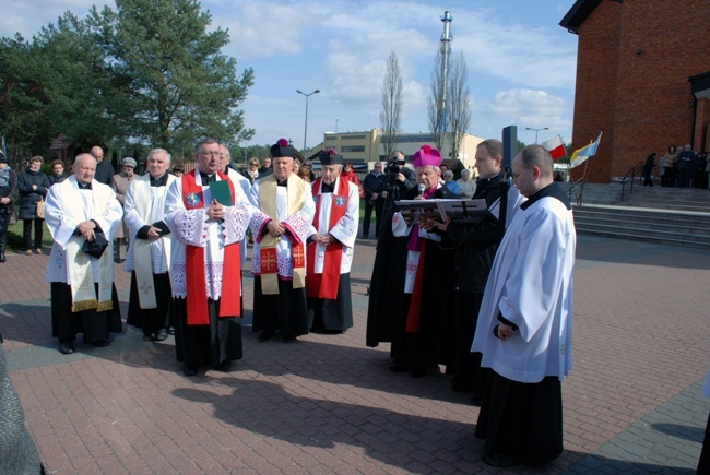 Symbole ŚDM w Przysusze, Kozienicach, Jedlińsku i Zwoleniu