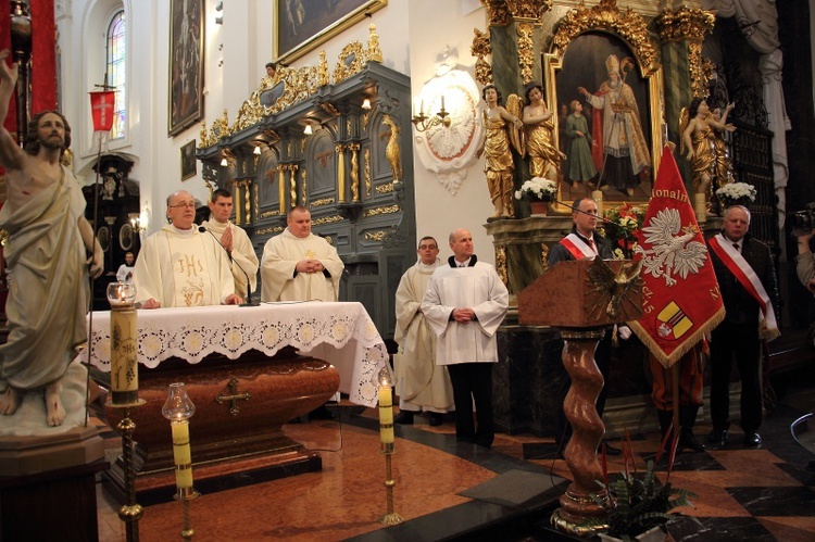 Poświęcenie sztandaru pszczelarzy