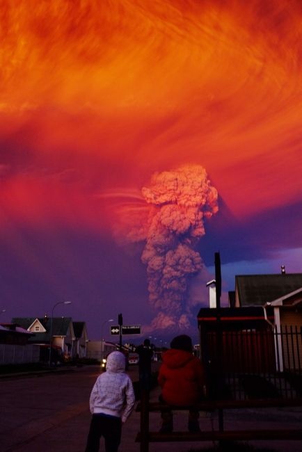 Erupcja wulkanu w Chile