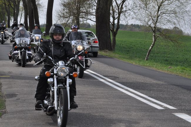 Motocykliści w Suliszewie