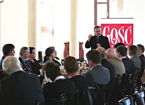 Gościem spotkania był ks. dr Tomasz Jaklewicz z „Gościa Niedzielnego”