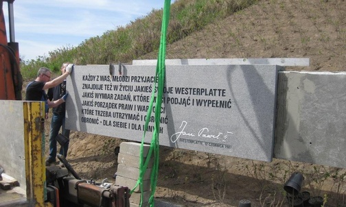 Nowy pomnik na Westerplatte