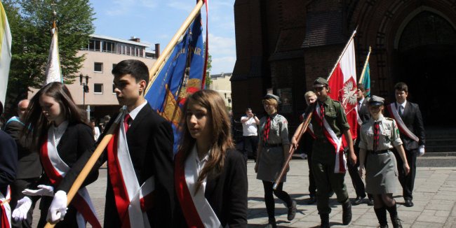 Uroczystości 3 maja w Gliwicach