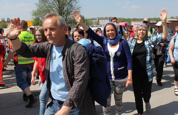 Radość pierwszych kroków w Łagiewnikach!