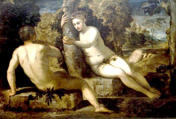 Adam i Ewa. Tintoretto