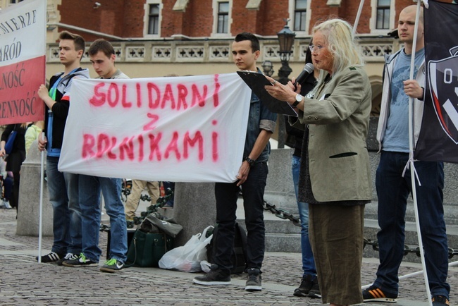 Protest "Solidarni z rolnikami"