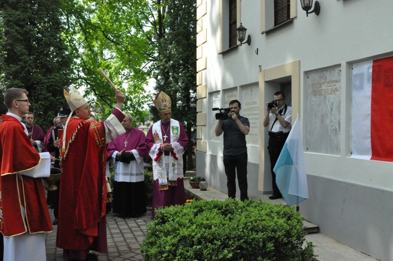 Błogosławieństwo pamiątkowej tablicy