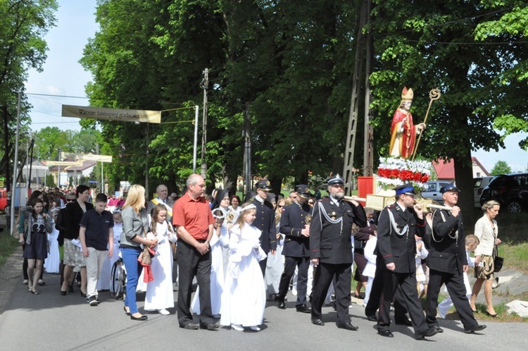 Procesja w Szczepanowie 