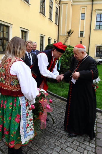 Imieninowa delegacja z Zielonek