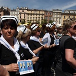 Andrzej Duda na proteście pielęgniarek