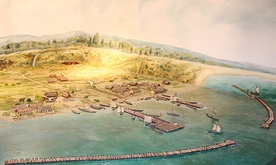 Tak najprawdopodobniej wyglądały początki osady Truso, leżącej nad brzegiem jeziora Drużno pod Elblągiem 