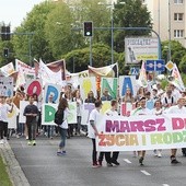 Trasa w Lubinie wiodła m.in. aleją Niepodległości, czyli główną ulicą miasta