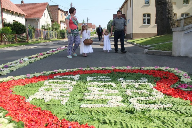 Procesja Bożego Ciała w Zalesiu Śląskim