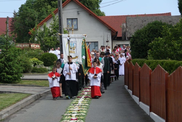 Procesja Bożego Ciała w Zalesiu Śląskim