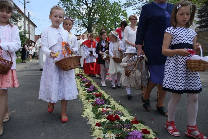 Procesja Bożego Ciała w Zalesiu Śląskim