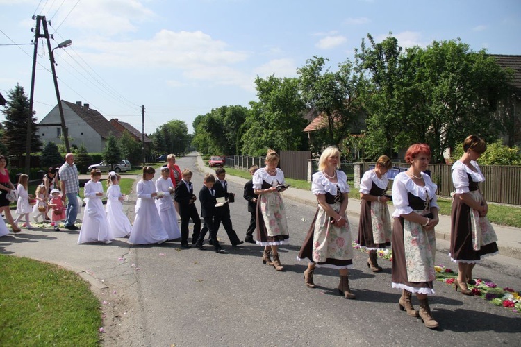 Procesja Bożego Ciała w Zalesiu Śląskim