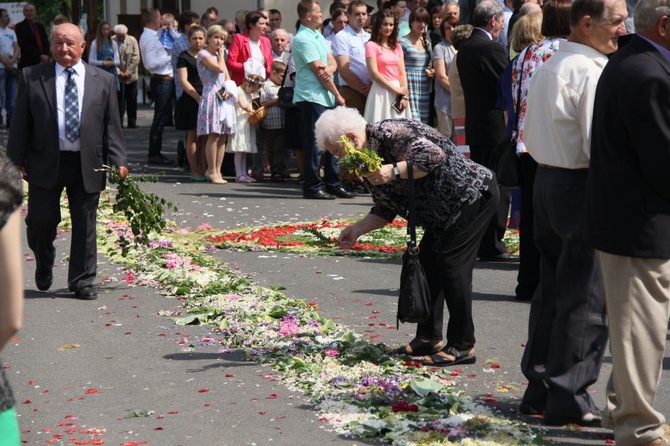 Procesja Bożego Ciała w Zalesiu Śląskim