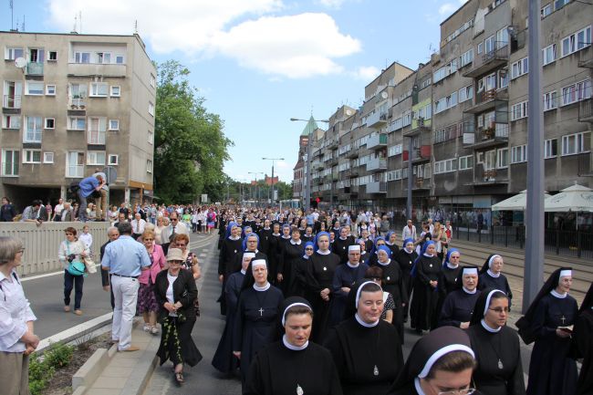 Centralna procesja Bożego Ciała we Wrocławiu