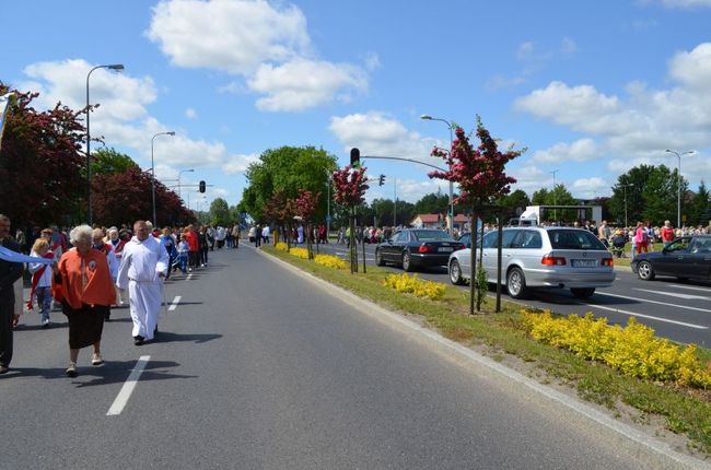 Procesja Bożego Ciała w Słupsku