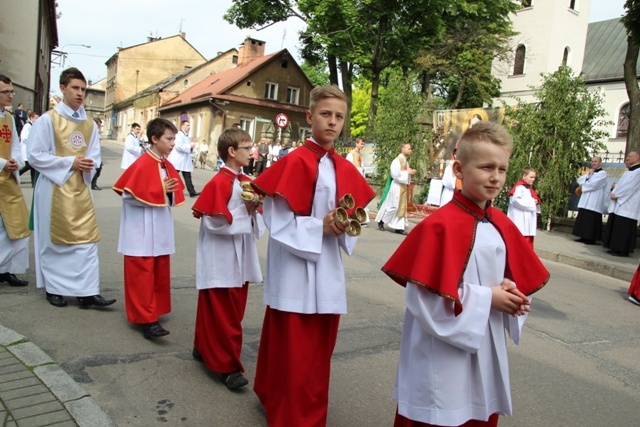 Procesja Bożego Ciała ulicami Bielska-Białej