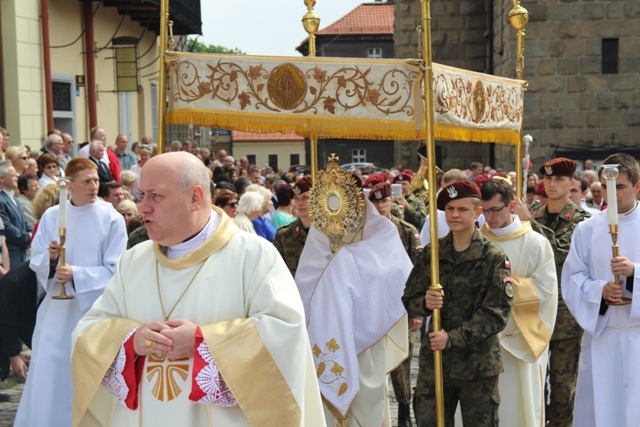 Procesja Bożego Ciała ulicami Bielska-Białej