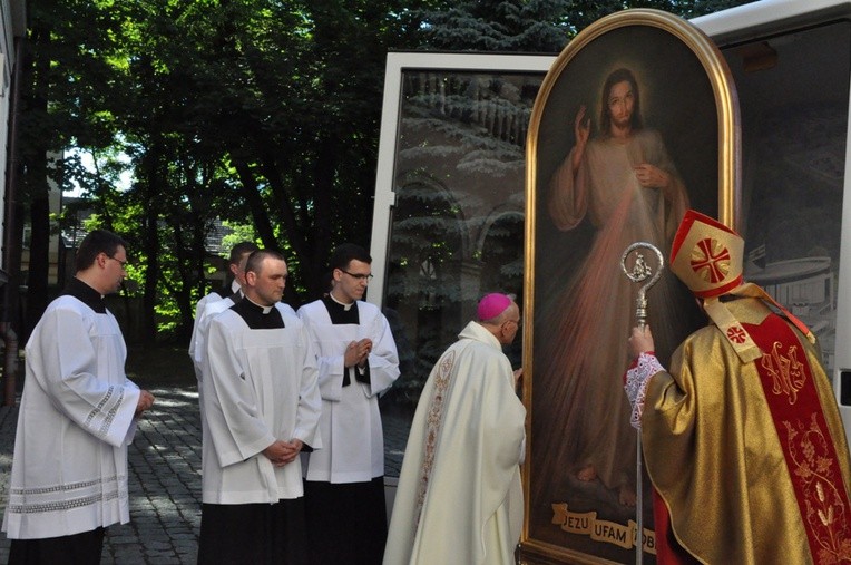 Powitanie w domu biskupów tarnowskich