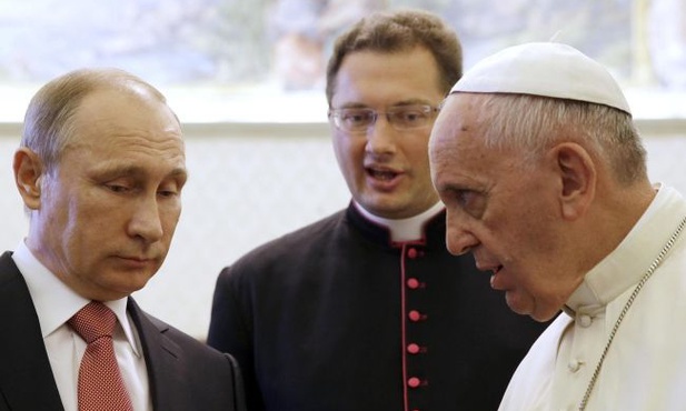 Rosyjskie media o audiencji Putina u papieża