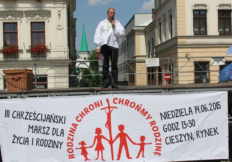 Cieszyn: ostatnie chwile przed marszem dla rodziny