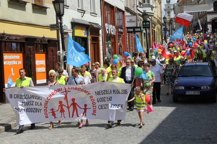 Marsz dla Życia i Rodziny w Cieszynie - cz. 1