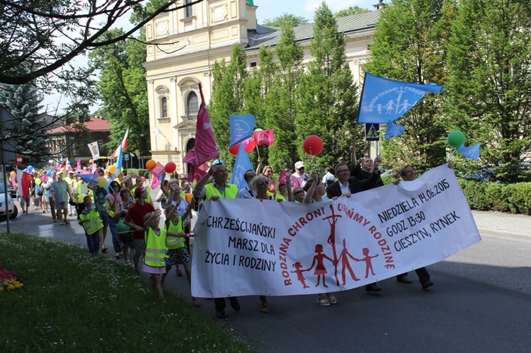 Marsz dla Życia i Rodziny w Cieszynie - cz. 1