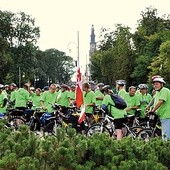  Pielgrzymi Elbląskiej Pielgrzymki Rowerowej na Jasną Górę docierają 11 sierpnia