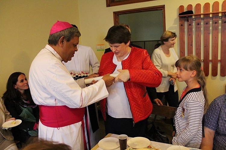 Bp Joseph Ponniah ze Sri Lanki na Złotych Łanach