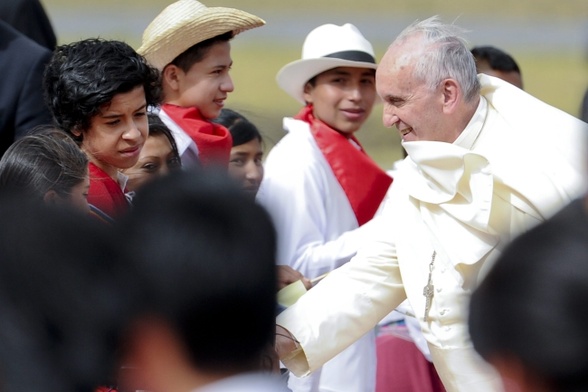 Quito: Papież modlił się z młodzieżą