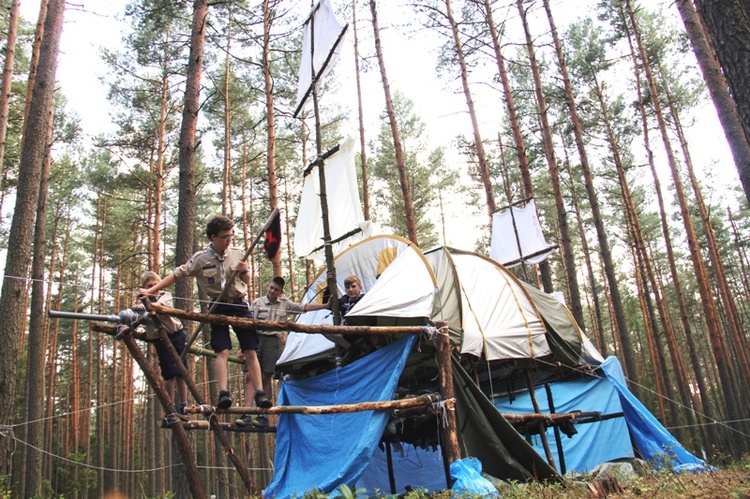 Obóz Skautów Europy pod Lublińcem