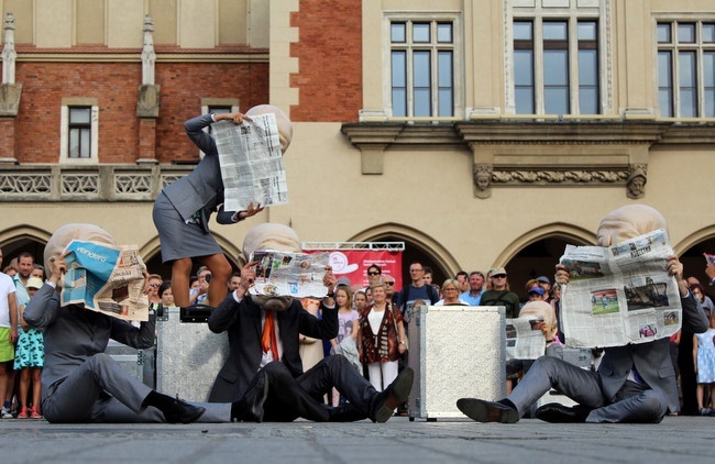 Festiwal teatrów ulicznych w Krakowie - niedziela