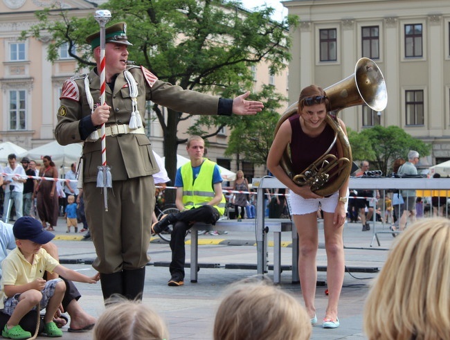 Festiwal teatrów ulicznych w Krakowie - niedziela