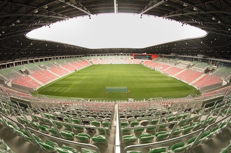 Nowy Stadion w Tychach - w środku