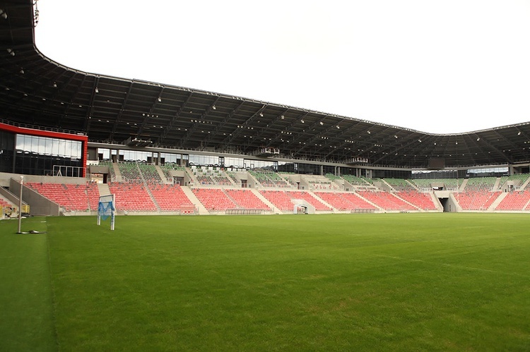 Nowy Stadion w Tychach - w środku