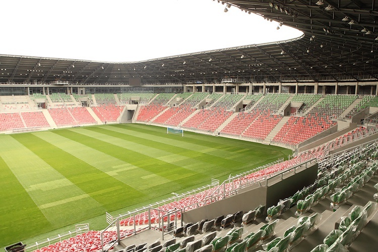 Nowy Stadion w Tychach - w środku