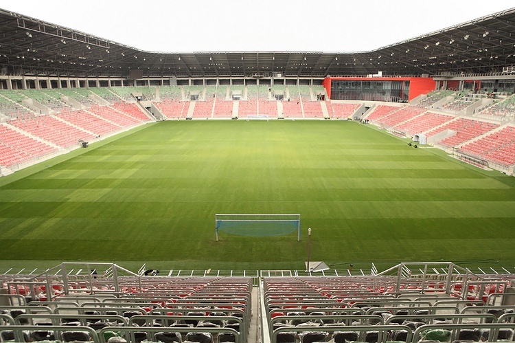 Nowy Stadion w Tychach - w środku