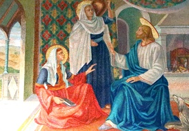 Chrystus Maria i Marta