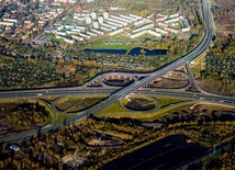 Węzeł Drogowej Trasy Średnicowej i autostrady A1 w Gliwicach