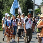 Powitanie pielgrzymów w Kończycach Wielkich