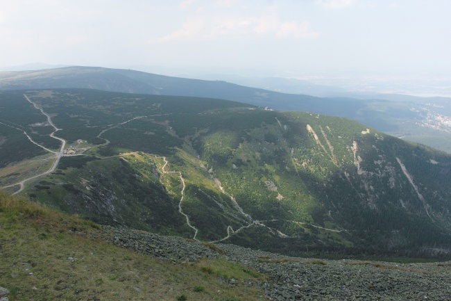 Dzielenie wiarą nad Śnieżką