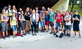  Uczestnicy wyprawy do Gaździny Podhala w komplecie
