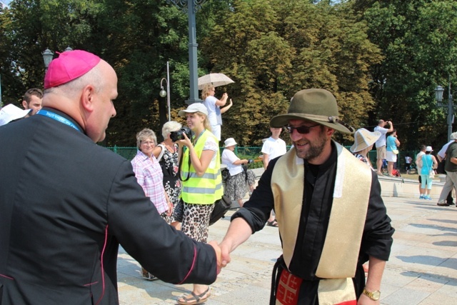 Powitanie pielgrzymów bielsko-żywieckich A.D. 2015 - cz. 1