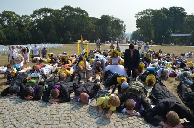 Pielgrzymi na Jasnej Górze