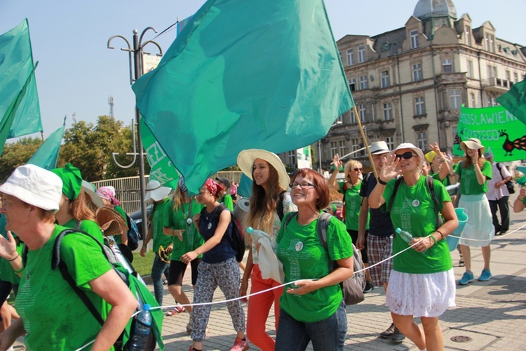 Wejście ŁPPM na Jasną Górę