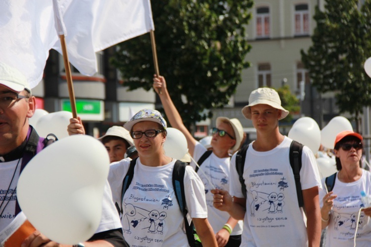 Wejście ŁPPM na Jasną Górę