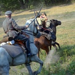 Wojna polsko-bolszewicka - rekonstrukcja w radomskim skansenie